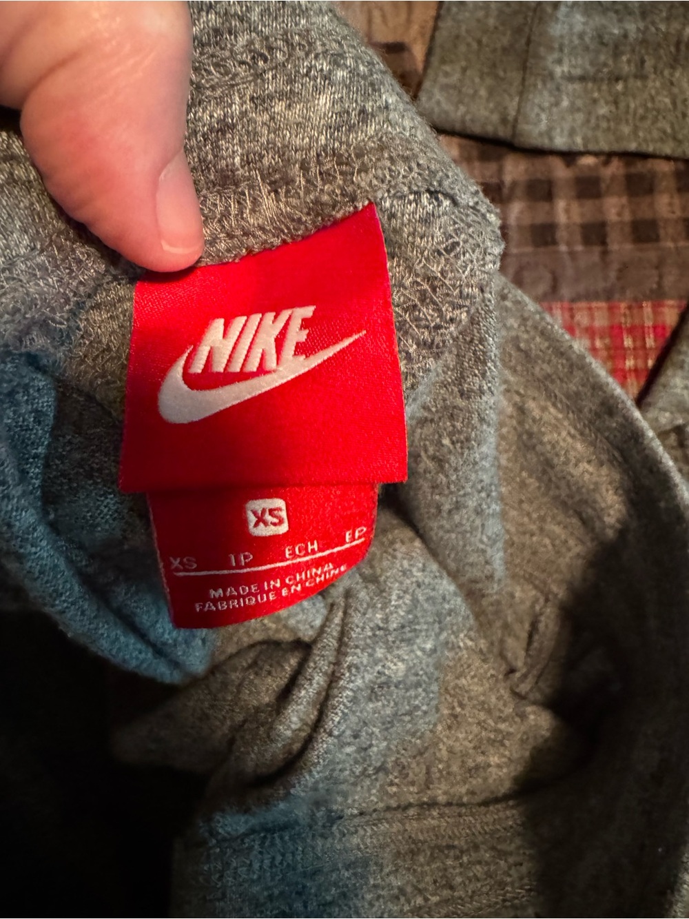 Y2K Nike Women's Heather Gray Cropped Sweatpants XS vintage - Picture 4 of 5
